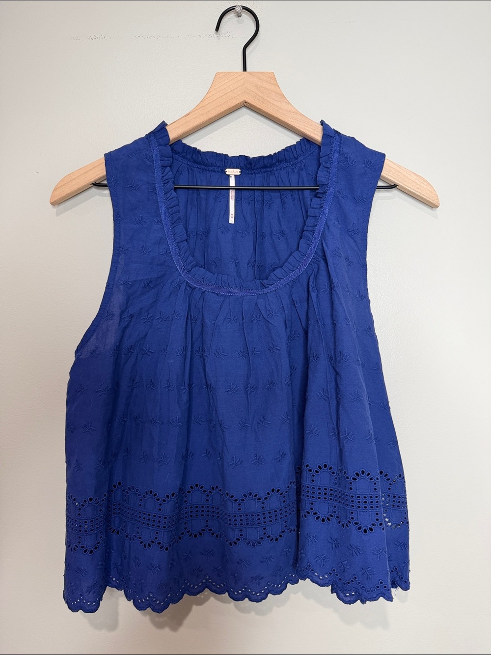 Free People Marina Eyelet Tank Medium Cropped